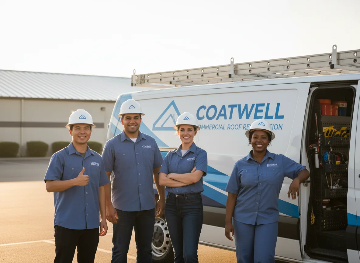 Commercial roof coating company in Vandalia, MI